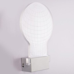 Ακρυλικό Επιτοίχιο Φωτιστικό PVC Light Chip Μοντέρνο Σύγχρονο Μέταλλο