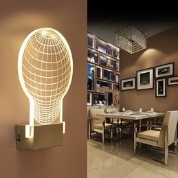 Ακρυλικό Επιτοίχιο Φωτιστικό PVC Light Chip Μοντέρνο Σύγχρονο Μέταλλο