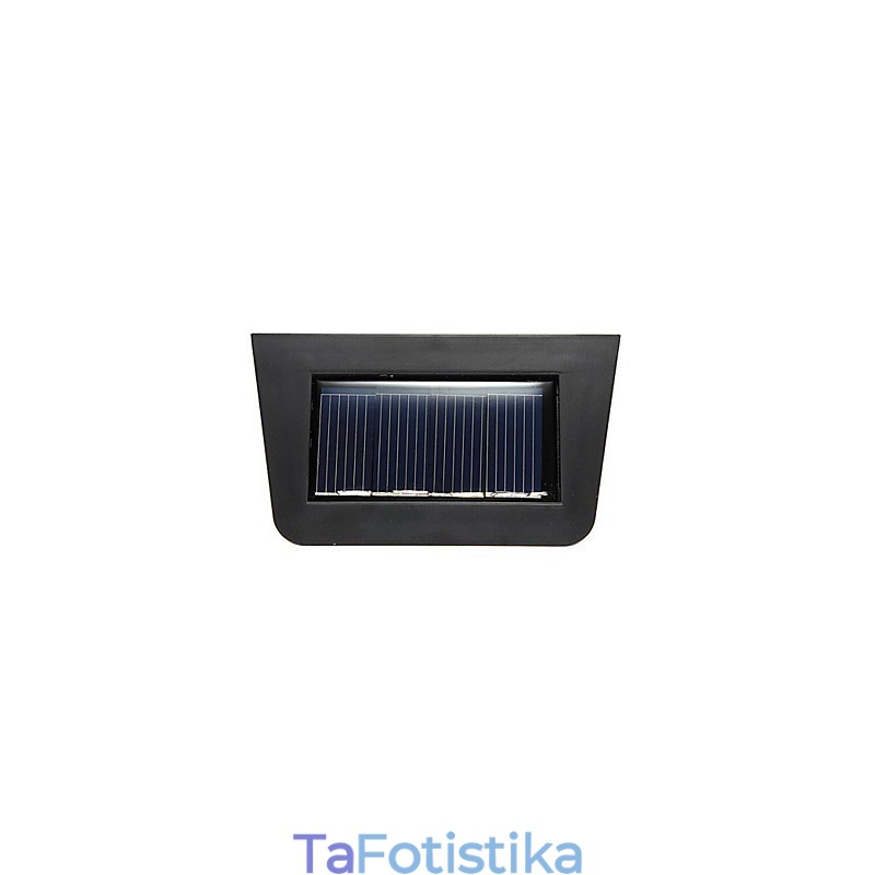 Θερμό Κίτρινο Φωτιστικό Επιτοίχιας Βάσης 2 Φαναριού με ηλιακή ενέργεια