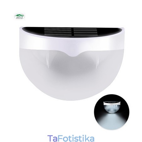 Ηλιακή Αδιάβροχη Λάμπα IP55 Λευκό + Μαύρο Ηλιακή Αδιάβροχη Λάμπα IP55 Λευκό + Μαύρο