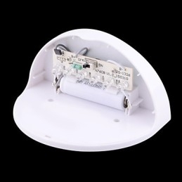 Ηλιακή Αδιάβροχη Λάμπα IP55 Λευκό + Μαύρο