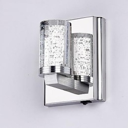 Μίνι Φωτιστικό Τοίχου 1Light Καλλιτεχνικό από ανοξείδωτο επιμετάλλωτο επιμετάλλωμα
