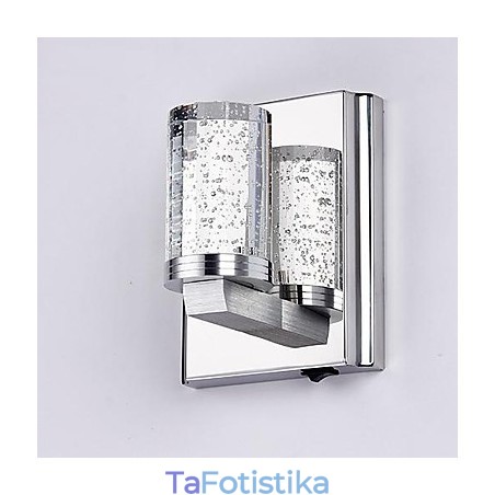 Μίνι Φωτιστικό Τοίχου 1Light Καλλιτεχνικό από ανοξείδωτο επιμετάλλωτο επιμετάλλωμα Μίνι Φωτιστικό Τοίχου 1Light Καλλιτεχνικό από ανοξείδωτο επιμετάλλωτο επιμετάλλωμα