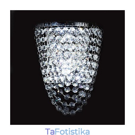 Φωτιστικά τοίχου Crystal Flush Mount Modern Contemporary Metal Φωτιστικά τοίχου Crystal Flush Mount Modern Contemporary Metal