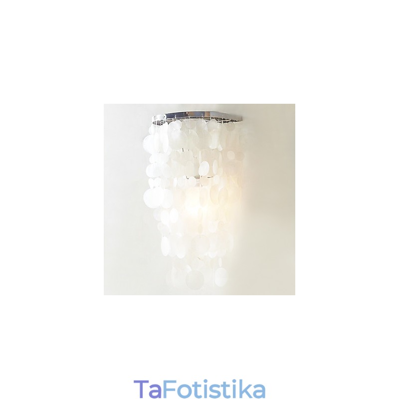 Κομψό φωτιστικό τοίχου με 1 φως σε ζεστό λευκό