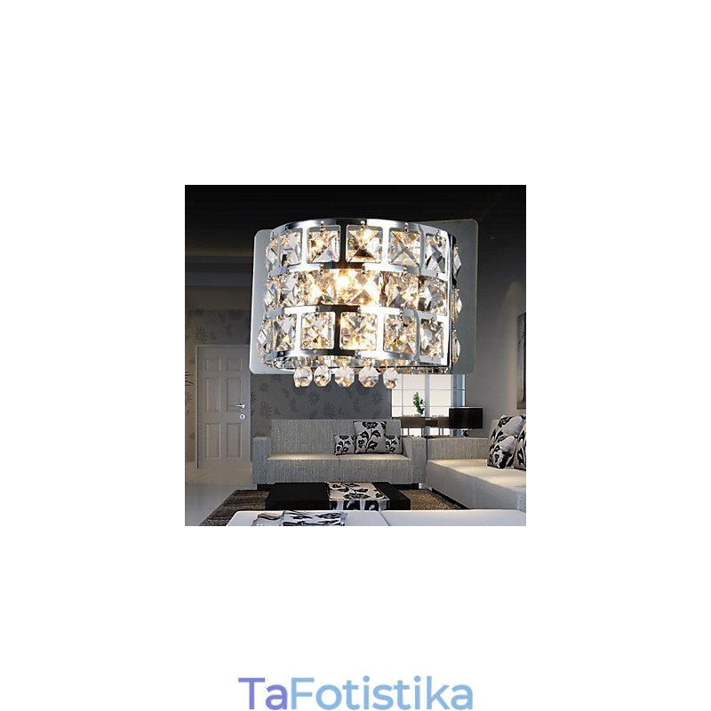 Φωτιστικά τοίχου Crystal Flush Μοντέρνο Σύγχρονο G4 Metal