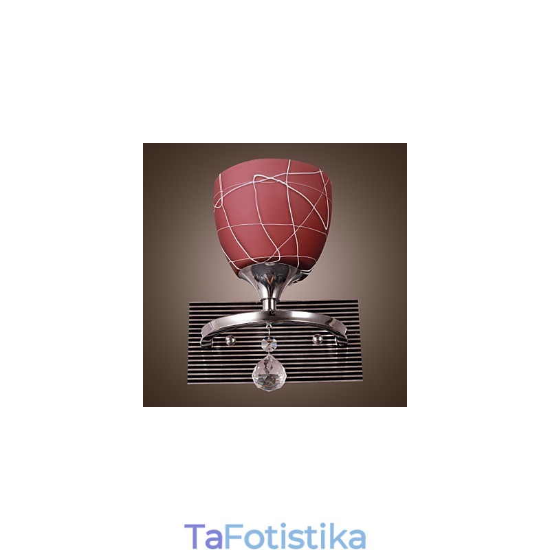 Φωτιστικό τοίχου υψηλής κατηγορίας με 1 φως