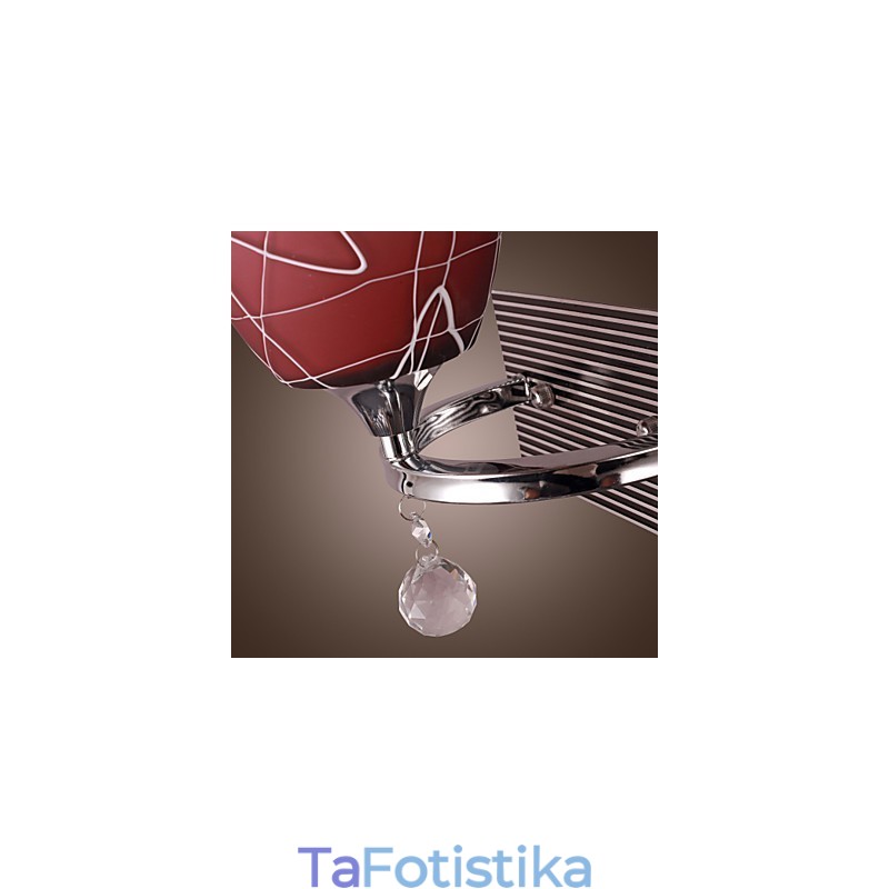 Φωτιστικό τοίχου υψηλής κατηγορίας με 1 φως
