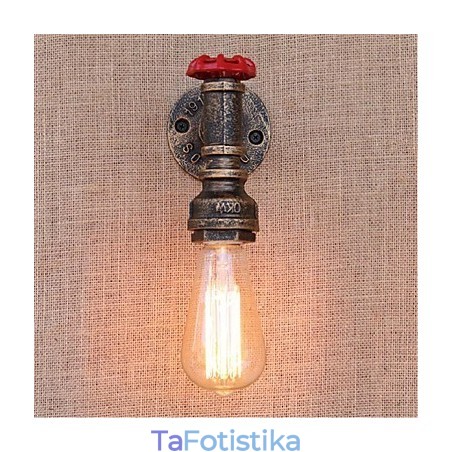Nostalgia Simple Water Pipe Διακοσμητικό Μικρό Επιτοίχιο Φωτιστικό τοίχου Nostalgia Simple Water Pipe Διακοσμητικό Μικρό Επιτοίχιο Φωτιστικό τοίχου