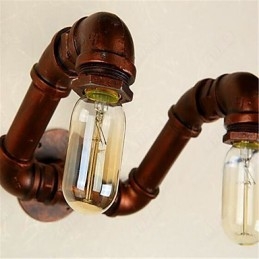 American Bar Xiang Κρεβατοκάμαρα Asle Water Pipe Επιτοίχιο Φωτιστικό Ρετρό βιομηχανικό σιδερένιο επιτοίχιο φωτιστικό