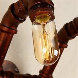 American Bar Xiang Κρεβατοκάμαρα Asle Water Pipe Επιτοίχιο Φωτιστικό Ρετρό βιομηχανικό σιδερένιο επιτοίχιο φωτιστικό