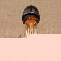 Nostalgia Simple Water Pipe Διακοσμητικό Μικρό Επιτοίχιο Φωτιστικό τοίχου
