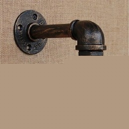 Nostalgia Simple Water Pipe Διακοσμητικό Μικρό Επιτοίχιο Φωτιστικό τοίχου