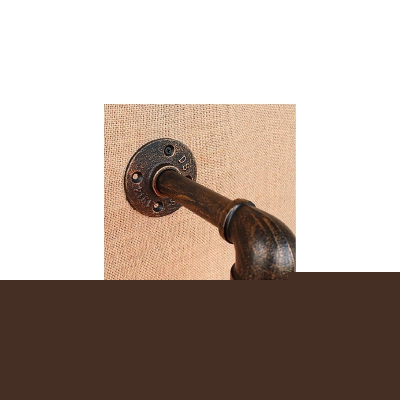 Nostalgia Simple Water Pipe Διακοσμητικό Μικρό Επιτοίχιο Φωτιστικό τοίχου