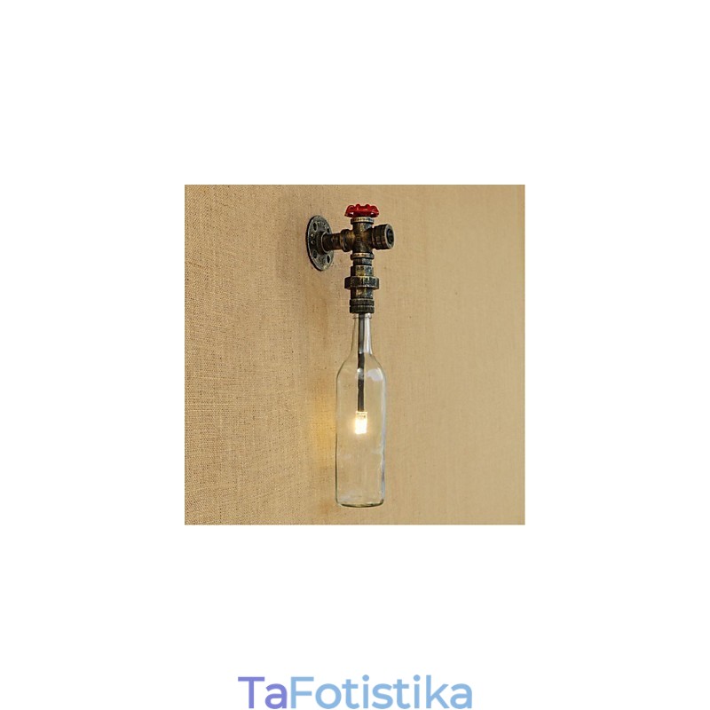 Χάλκινο χαρακτηριστικό Rustic Lodge για Απλίκες Τοίχου Περιβάλλοντος Φωτιστικό τοίχου