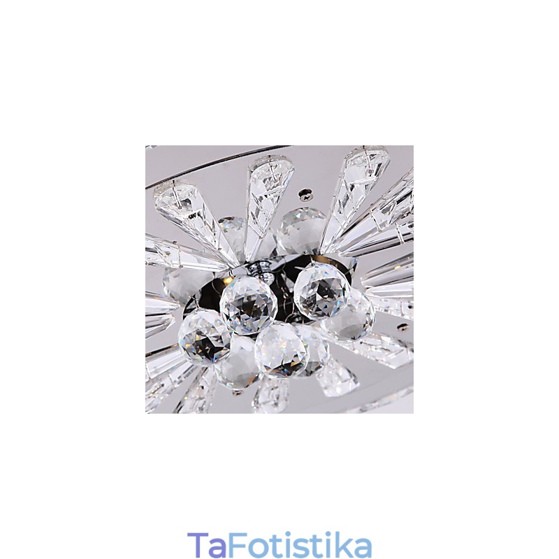 Crystal Flush Mount Modern Contemporary Living Κρεβάτι Παιδική Τραπεζαρία Μεταλλικό