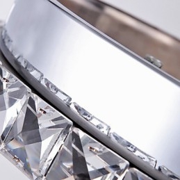 Crystal Flush Mount Modern Contemporary Living Κρεβάτι Παιδική Τραπεζαρία Μεταλλικό