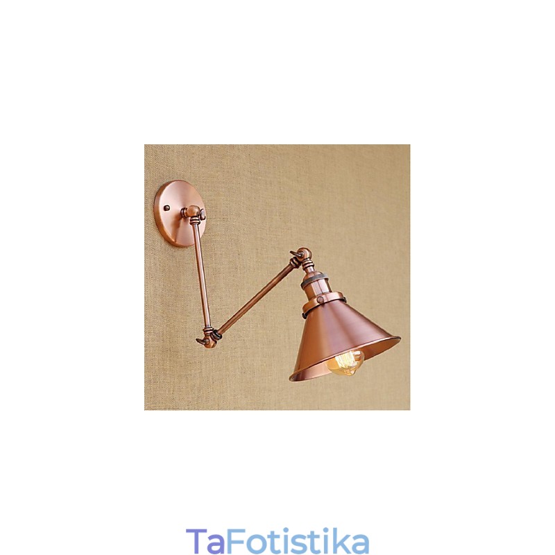 Μακρύς βραχίονας Half rust Retro Creative Nostalgic Πτυσσόμενες Πτυσσόμενες Απλίκες Τοίχου Φωτιστικό τοίχου