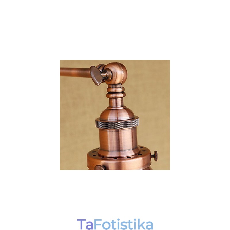 Μακρύς βραχίονας Half rust Retro Creative Nostalgic Πτυσσόμενες Πτυσσόμενες Απλίκες Τοίχου Φωτιστικό τοίχου
