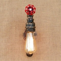 Rustic Lodge Antique Brass Χαρακτηριστικό για Απλίκες Τοίχου Περιβάλλοντος Φωτιστικό τοίχου
