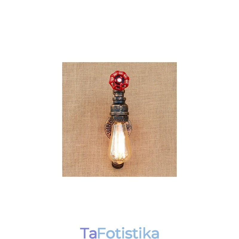 Rustic Lodge Antique Brass Χαρακτηριστικό για Απλίκες Τοίχου Περιβάλλοντος Φωτιστικό τοίχου