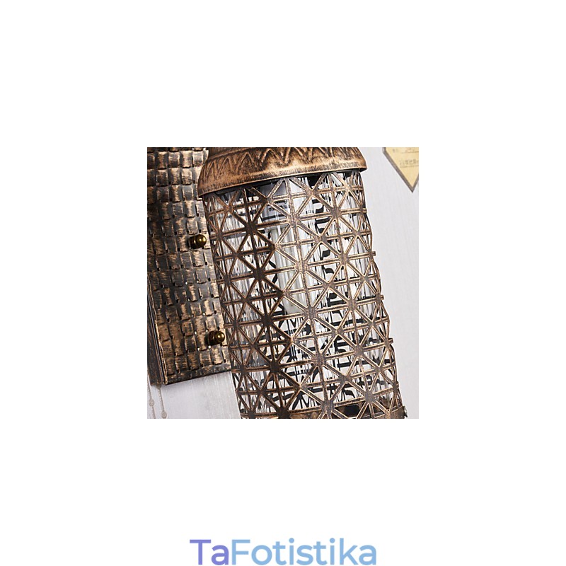 Ρουστίκ Lodge Painting Χαρακτηριστικό για Mini Style Uplight Απλίκες τοίχου Φωτιστικό τοίχου