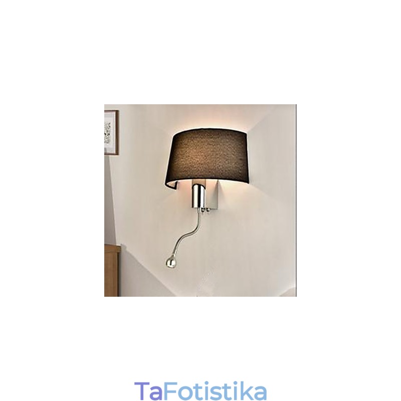 The Room Room Υπνοδωμάτιο με διάδρομο υφασμάτινο φωτιστικό κομοδίνου με διακόπτη αμερικανικού φωτιστικού κομοδίνου