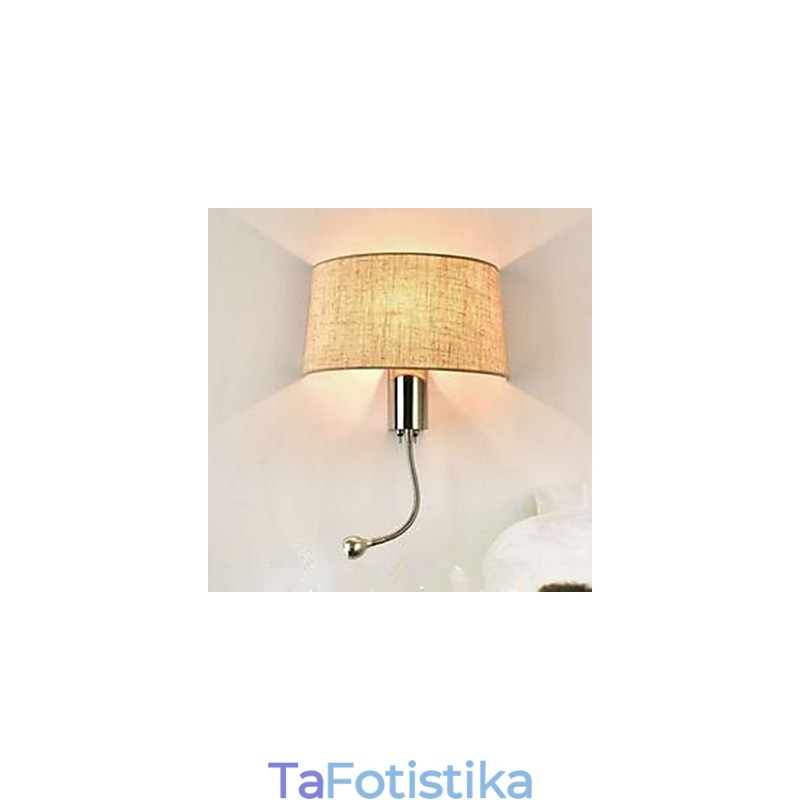 The Room Room Υπνοδωμάτιο με διάδρομο υφασμάτινο φωτιστικό κομοδίνου με διακόπτη αμερικανικού φωτιστικού κομοδίνου
