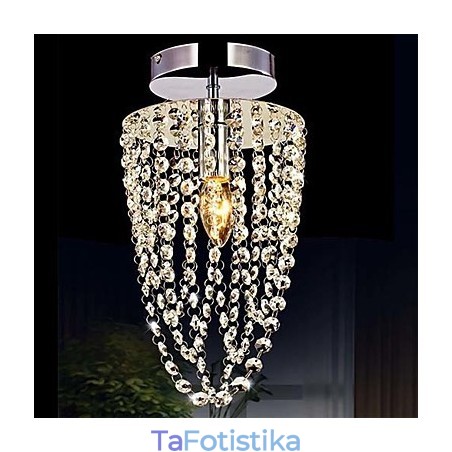 1 Light Chrome Modern K9 Διάφανος Κρυστάλλινος Πολυέλαιος με 1 Λαμπτήρα 1 Light Chrome Modern K9 Διάφανος Κρυστάλλινος Πολυέλαιος με 1 Λαμπτήρα