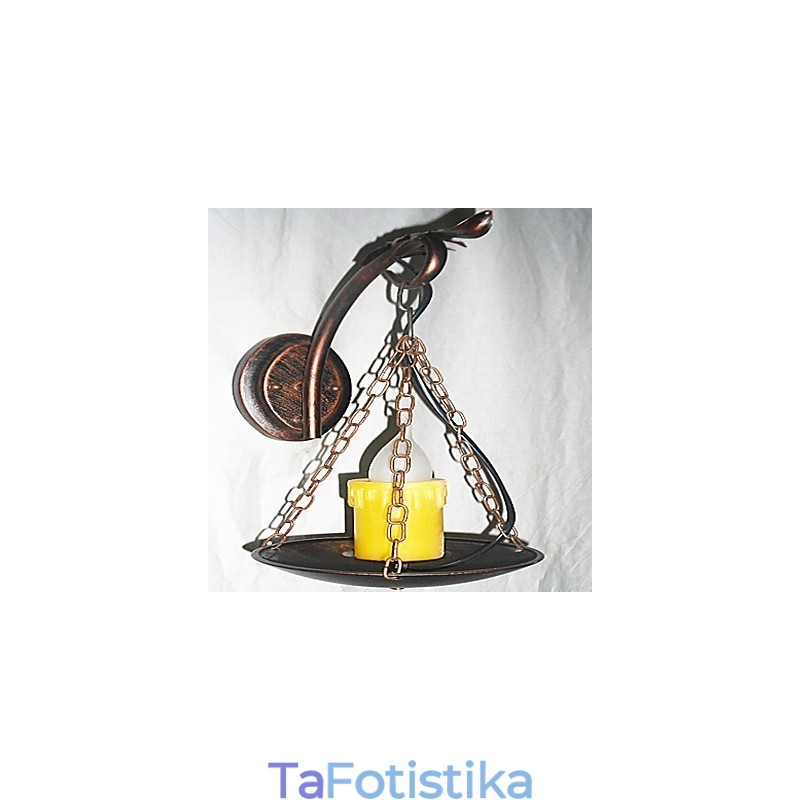 Ρουστίκ Lodge Painting Χαρακτηριστικό για Mini Style Uplight Απλίκες τοίχου Φωτιστικό τοίχου