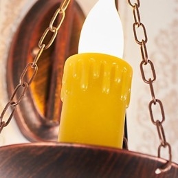 Ρουστίκ Lodge Painting Χαρακτηριστικό για Mini Style Uplight Απλίκες τοίχου Φωτιστικό τοίχου
