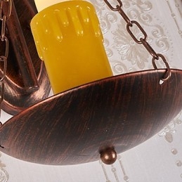 Ρουστίκ Lodge Painting Χαρακτηριστικό για Mini Style Uplight Απλίκες τοίχου Φωτιστικό τοίχου