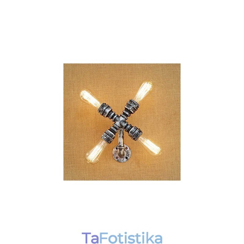 Country Retro Painting χαρακτηριστικό για Swing Arm Ambient Light απλίκες τοίχου Φωτιστικό τοίχου