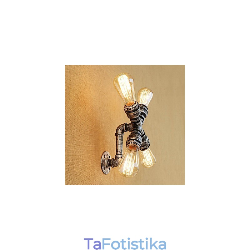 Country Retro Painting χαρακτηριστικό για Swing Arm Ambient Light απλίκες τοίχου Φωτιστικό τοίχου