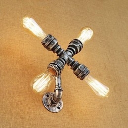 Country Retro Painting χαρακτηριστικό για Swing Arm Ambient Light απλίκες τοίχου Φωτιστικό τοίχου