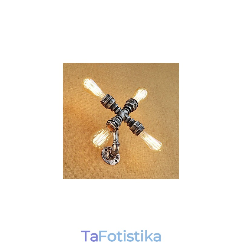 Country Retro Painting χαρακτηριστικό για Swing Arm Ambient Light απλίκες τοίχου Φωτιστικό τοίχου