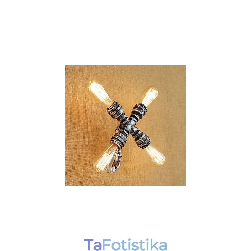 Country Retro Painting χαρακτηριστικό για Swing Arm Ambient Light απλίκες τοίχου Φωτιστικό τοίχου