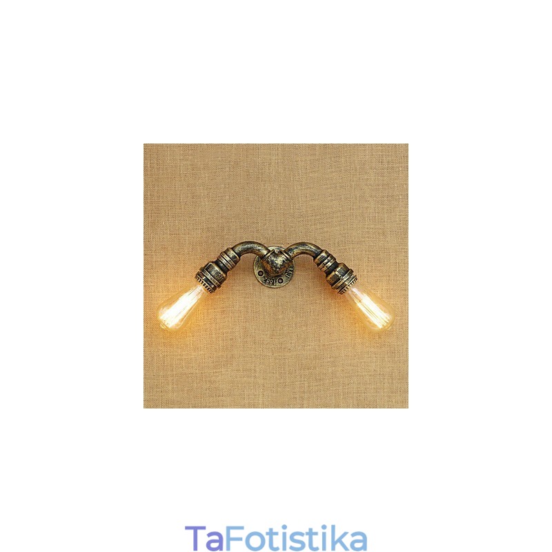 Country Retro Painting χαρακτηριστικό για Mini Style Ambient Light Απλίκες τοίχου Φωτιστικό τοίχου