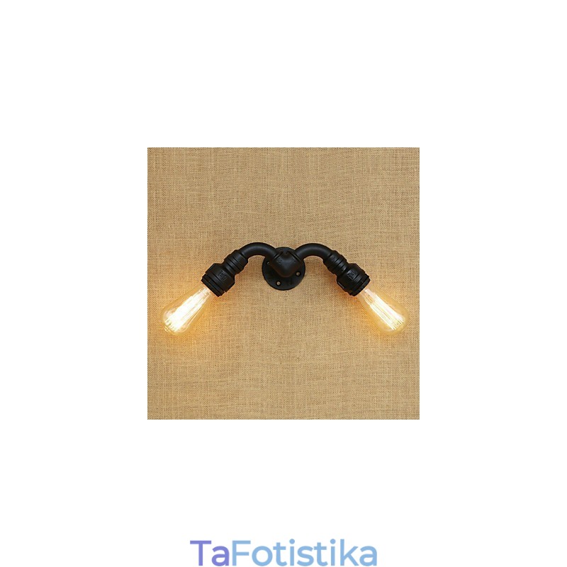 Country Retro Painting χαρακτηριστικό για Mini Style Ambient Light Απλίκες τοίχου Φωτιστικό τοίχου