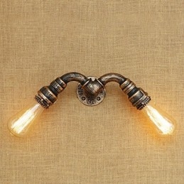 Country Retro Painting χαρακτηριστικό για Mini Style Ambient Light Απλίκες τοίχου Φωτιστικό τοίχου