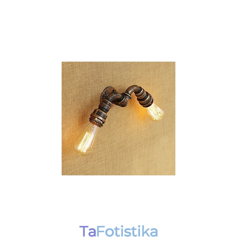 Country Retro Painting χαρακτηριστικό για Mini Style Ambient Light Απλίκες τοίχου Φωτιστικό τοίχου