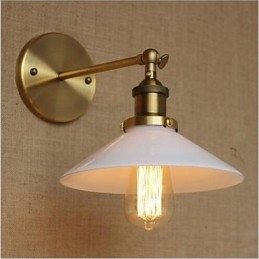 Μοντέρνο Σύγχρονο Country Retro Antique Brass χαρακτηριστικό για Mini Style Ambient Wall Lighting