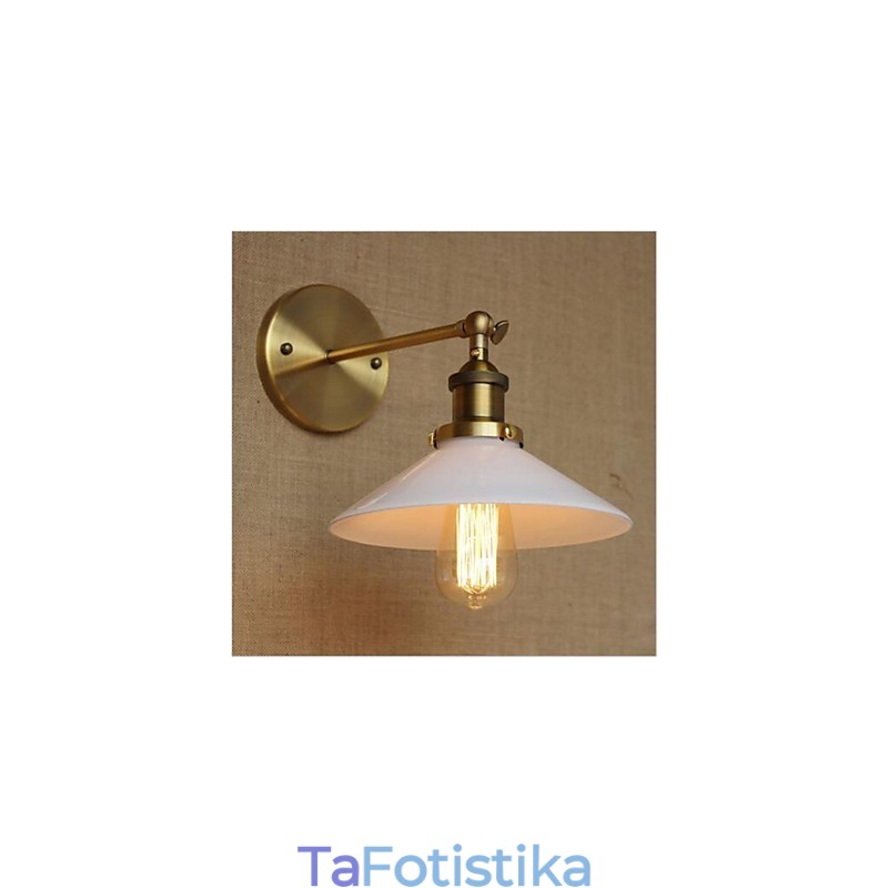 Μοντέρνο Σύγχρονο Country Retro Antique Brass χαρακτηριστικό για Mini Style Ambient Wall Lighting