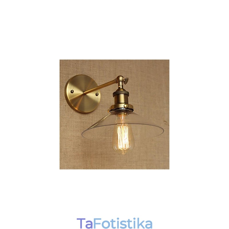 Μοντέρνο Σύγχρονο Country Retro Antique Brass χαρακτηριστικό για Mini Style Ambient Wall Lighting
