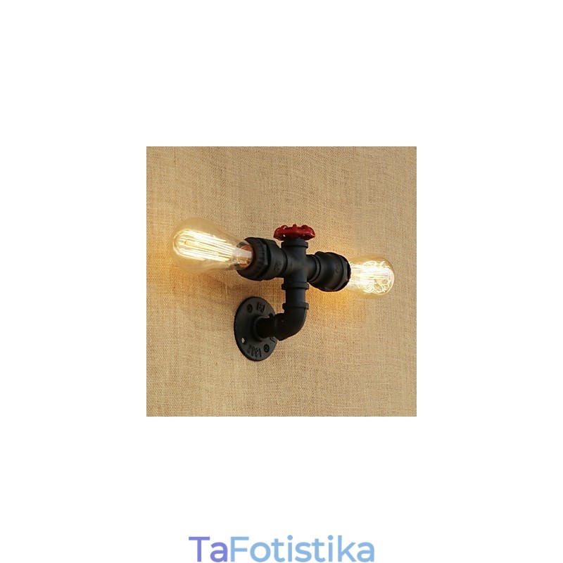 Country Retro Painting χαρακτηριστικό για Mini Style Ambient Light Απλίκες τοίχου Φωτιστικό τοίχου