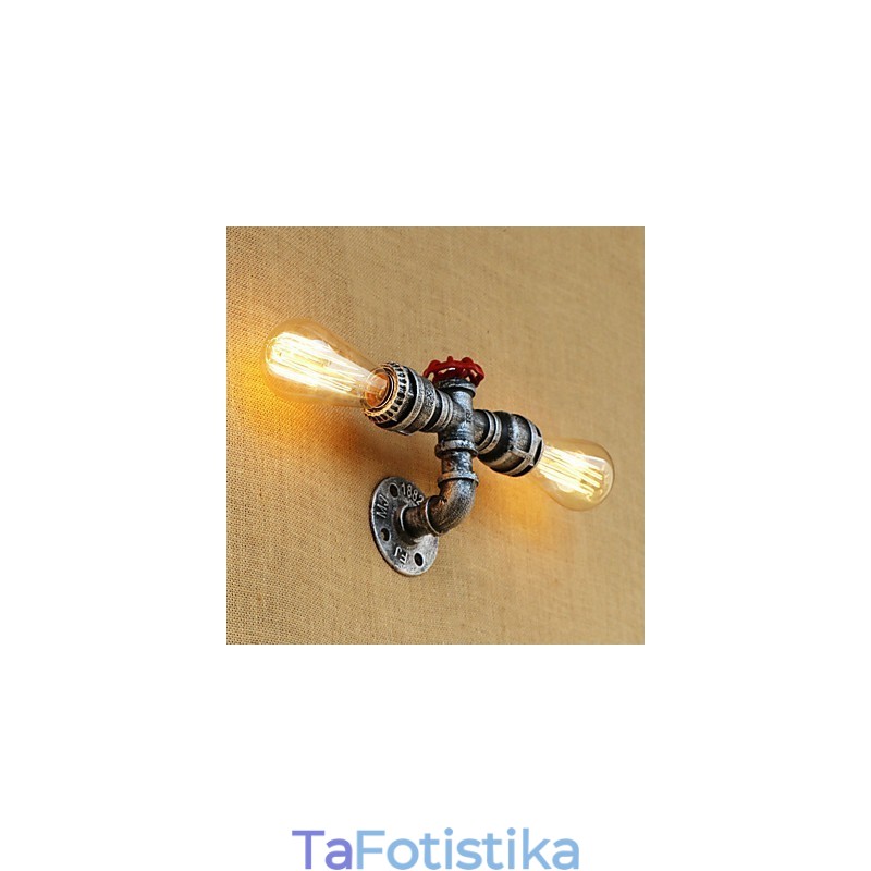Country Retro Painting χαρακτηριστικό για Mini Style Ambient Light Απλίκες τοίχου Φωτιστικό τοίχου
