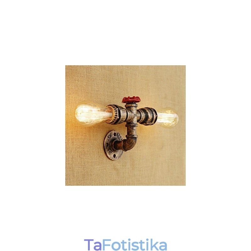Country Retro Painting χαρακτηριστικό για Mini Style Ambient Light Απλίκες τοίχου Φωτιστικό τοίχου