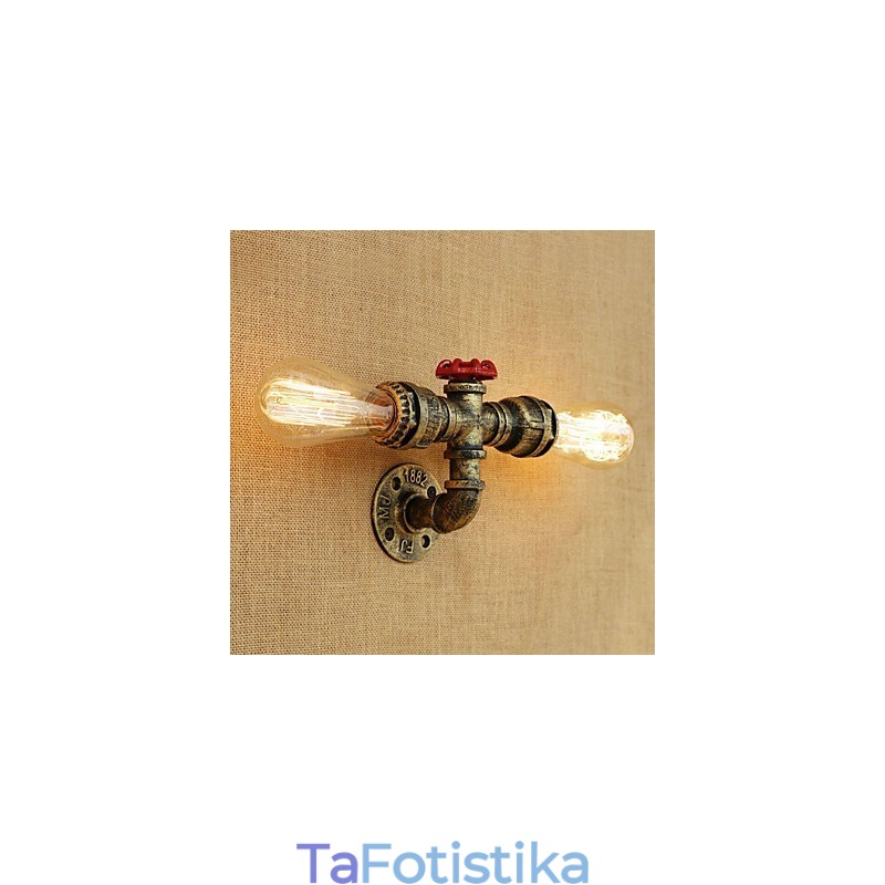 Country Retro Painting χαρακτηριστικό για Mini Style Ambient Light Απλίκες τοίχου Φωτιστικό τοίχου