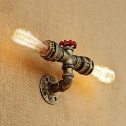 Country Retro Painting χαρακτηριστικό για Mini Style Ambient Light Απλίκες τοίχου Φωτιστικό τοίχου