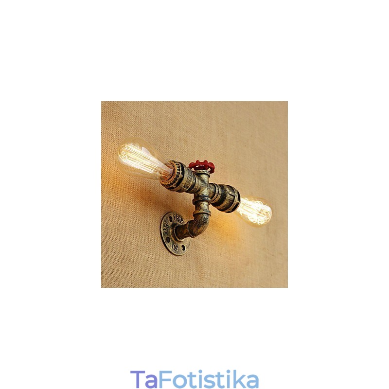 Country Retro Painting χαρακτηριστικό για Mini Style Ambient Light Απλίκες τοίχου Φωτιστικό τοίχου